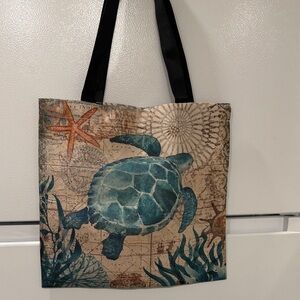 Sea Turtle Reusable Tote Bag